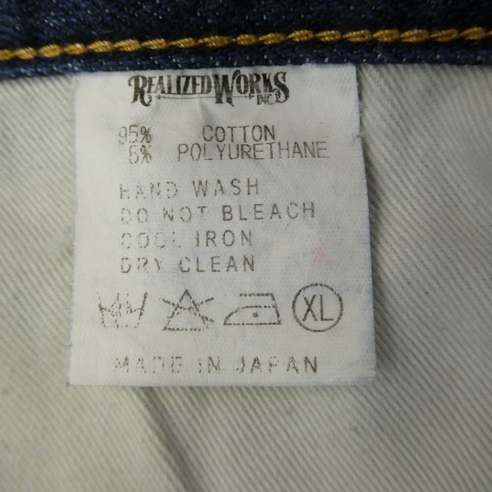 CRIMIE クライミー STRETCH FABLIC デニム パンツ インディゴブルー系 XL【中古】