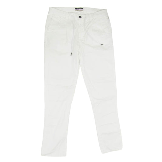 1piu1uguale3 ウノピュウノウグァーレトレ MRP186 Giab’s ARCHIVIO 別注 EASY ITALY TROUSERS イタリア製 ジャブス アルキヴィオ イージー タック テーパード トラウザー パンツ ホワイト系 Ⅶ【中古】