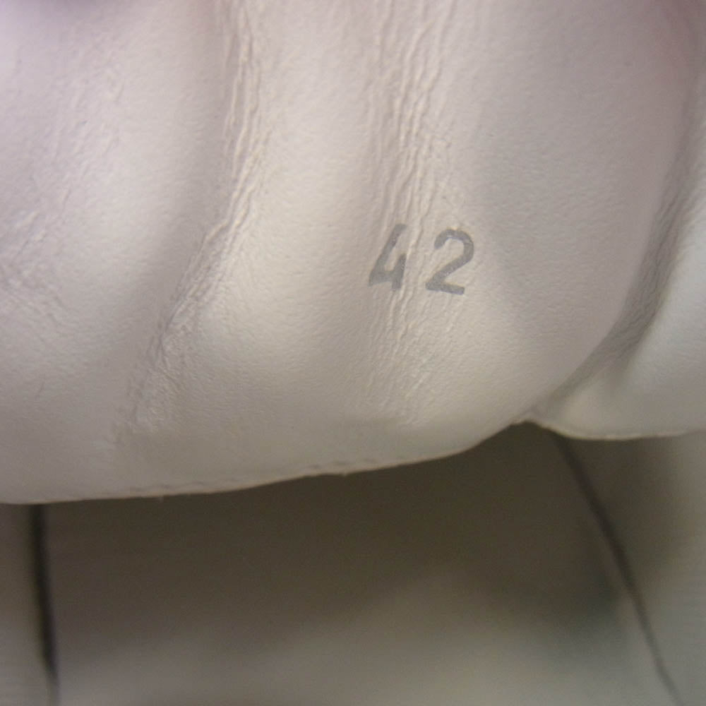 MONCLER モンクレール PROMYX VINTAGE トリコロールカラー レザー ローカットシューズ スニーカー グレー系 ホワイト系 42【中古】