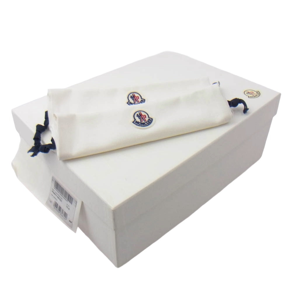 MONCLER モンクレール PROMYX VINTAGE トリコロールカラー レザー ローカットシューズ スニーカー グレー系 ホワイト系 42【中古】