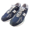 NEW BALANCE ニューバランス U991NV2 英国製 スエード メッシュ ローカット スニーカー ダークネイビー系 UK 9【中古】
