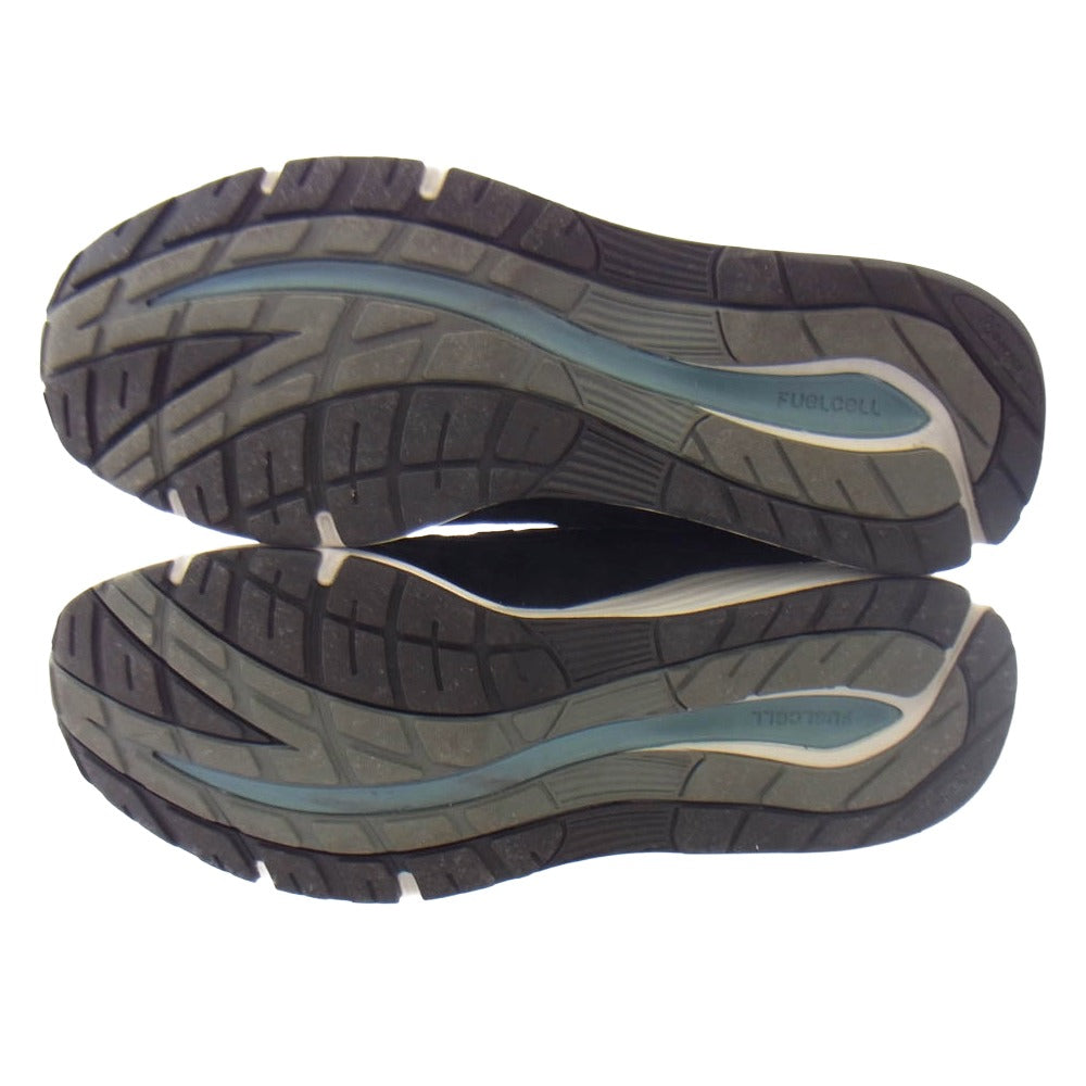 NEW BALANCE ニューバランス U991NV2 英国製 スエード メッシュ ローカット スニーカー ダークネイビー系 UK 9【中古】