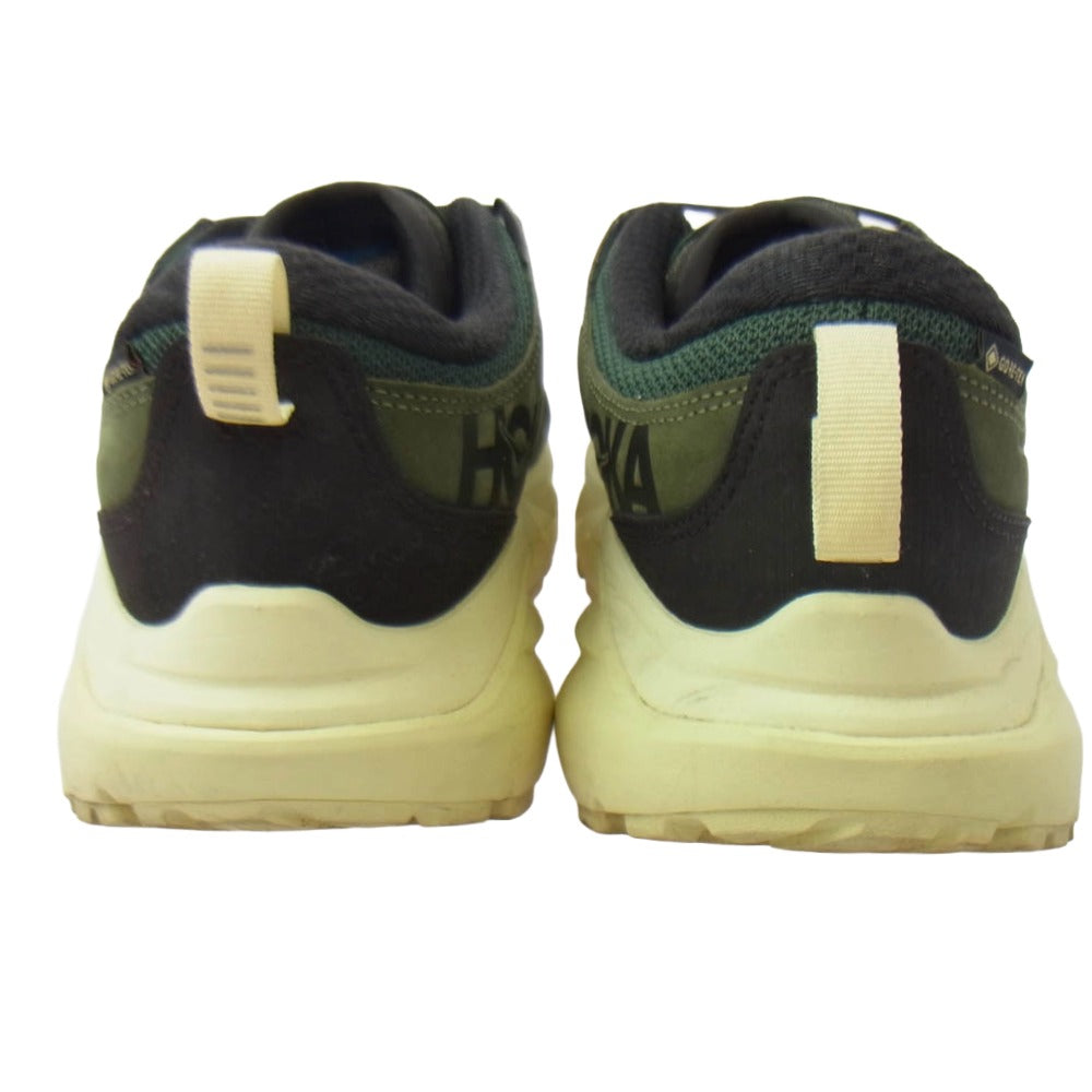 HOKA ONE ONE ホカ オネオネ 1155730 KAHA LOW GTX END カハ ロー ゴアテックス スニーカー カーキ系 26cm【中古】