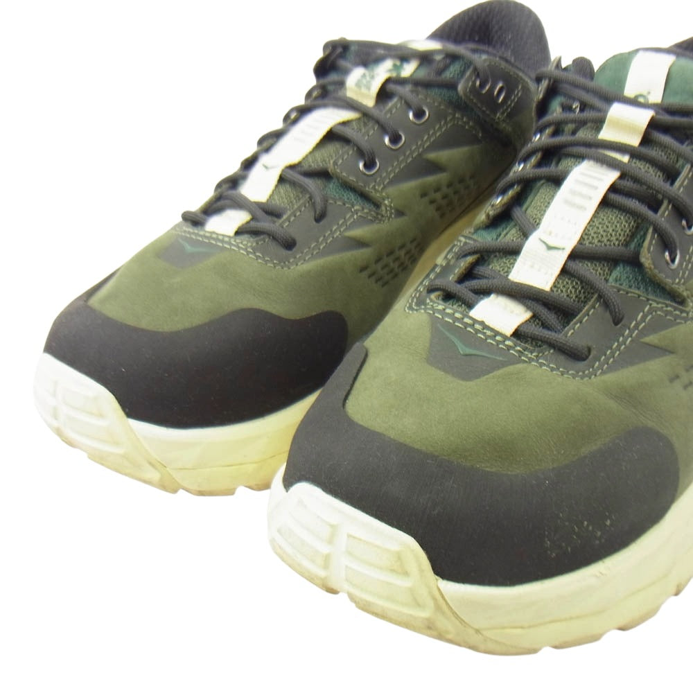HOKA ONE ONE ホカ オネオネ 1155730 KAHA LOW GTX END カハ ロー ゴアテックス スニーカー カーキ系 26cm【中古】 HOKA ONE ONE ホカ オネオネ 1155730 KAHA LOW GTX END カハ ロー