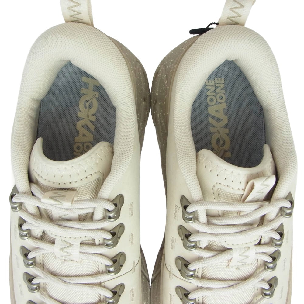 HOKA ONE ONE ホカ オネオネ 1147952 U TOR SUMMIT トーサミット スニーカー ベージュ ベージュ系 25.5cm【極上美品】【中古】