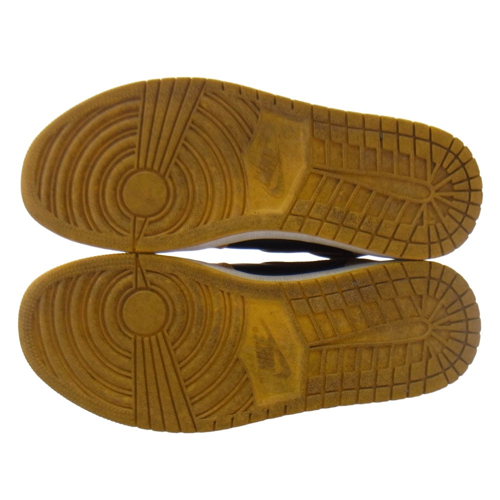 NIKE ナイキ 555088-701 Air Jordan 1 High OG Pollen AJ1 エアジョーダン1 ハイ パラン ハイカット スニーカー ブラック系 イエロー系 27.5cm【中古】