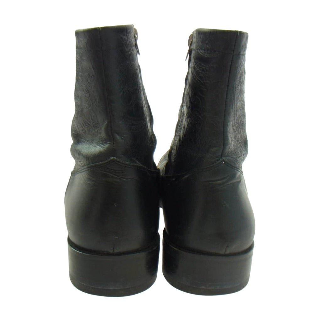 RUDE GALLERY ルードギャラリー 67065 SIDE ZIP BOOTS サイドジップ ブーツ ブラック系 28【中古】