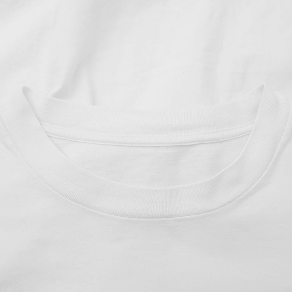 The Ennoy Professional ザ エンノイ プロフェッショナル 20SS SS20BRENCT06AM L/S TEE ロゴ刺繍 クルーネック 長袖 Tシャツ ホワイト系 L【中古】