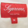 Supreme シュプリーム B/D アームロゴ 袖ロゴ刺繍 オックスフォード 長袖 ボタンダウン シャツ ホワイト系 M【中古】