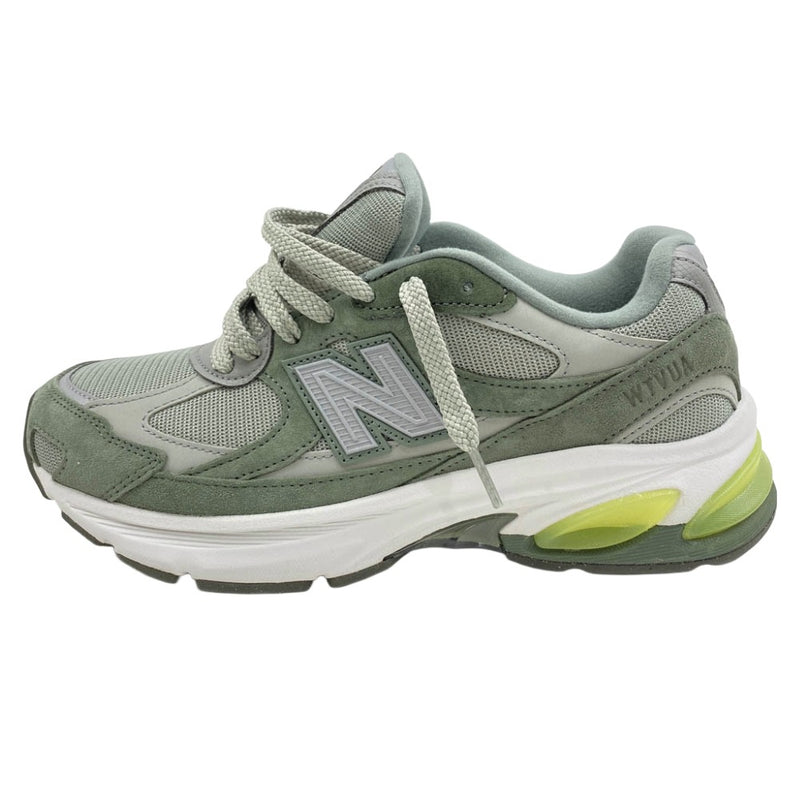 NEW BALANCE ニューバランス U2010WT WTAPS ダブルタップス ABZORB 2010 Olive Drab アブゾーブ スエード スニーカー オリーブドラブ 25.5cm【美品】【中古】