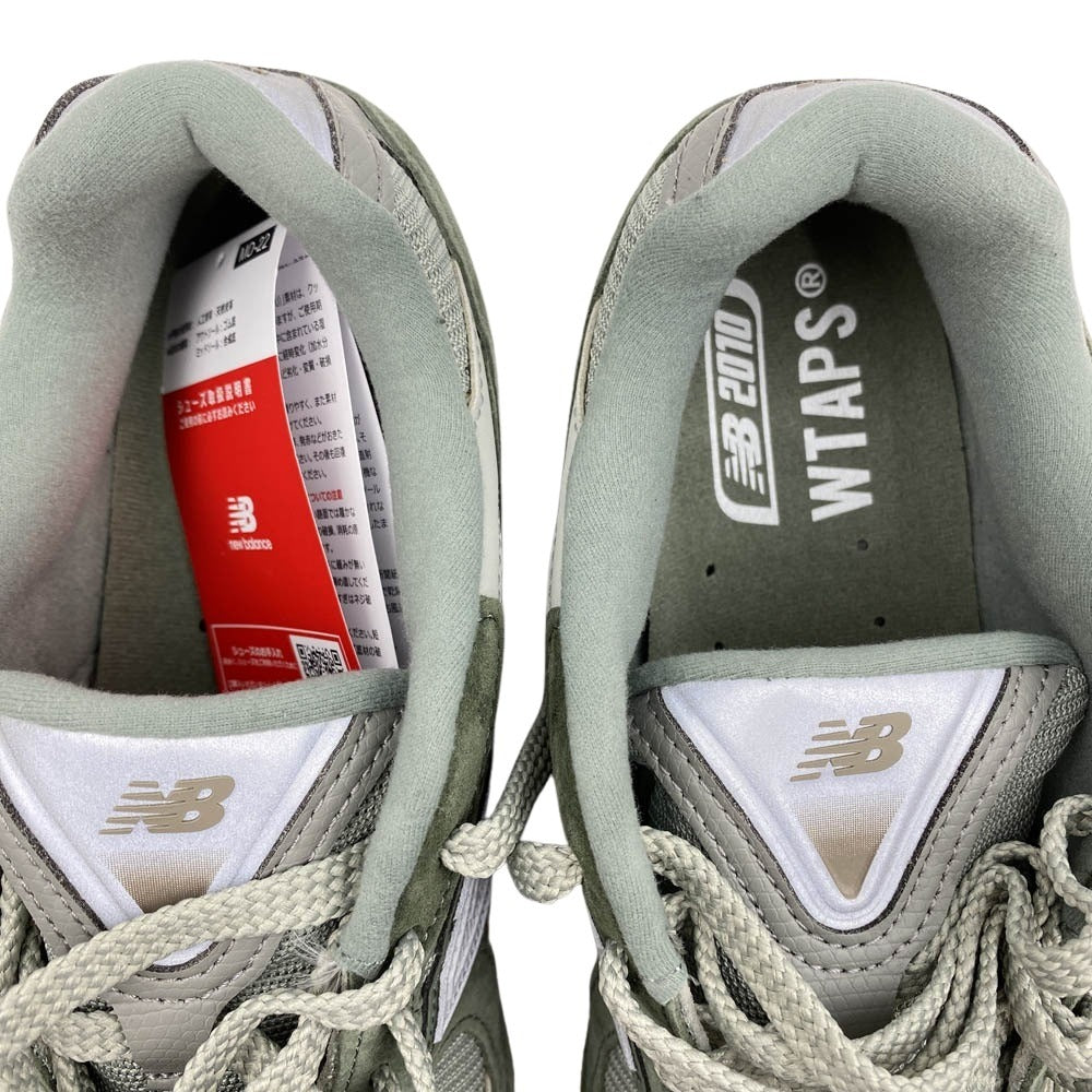 NEW BALANCE ニューバランス U2010WT WTAPS ダブルタップス ABZORB 2010 Olive Drab アブゾーブ スエード スニーカー オリーブドラブ 25.5cm【美品】【中古】