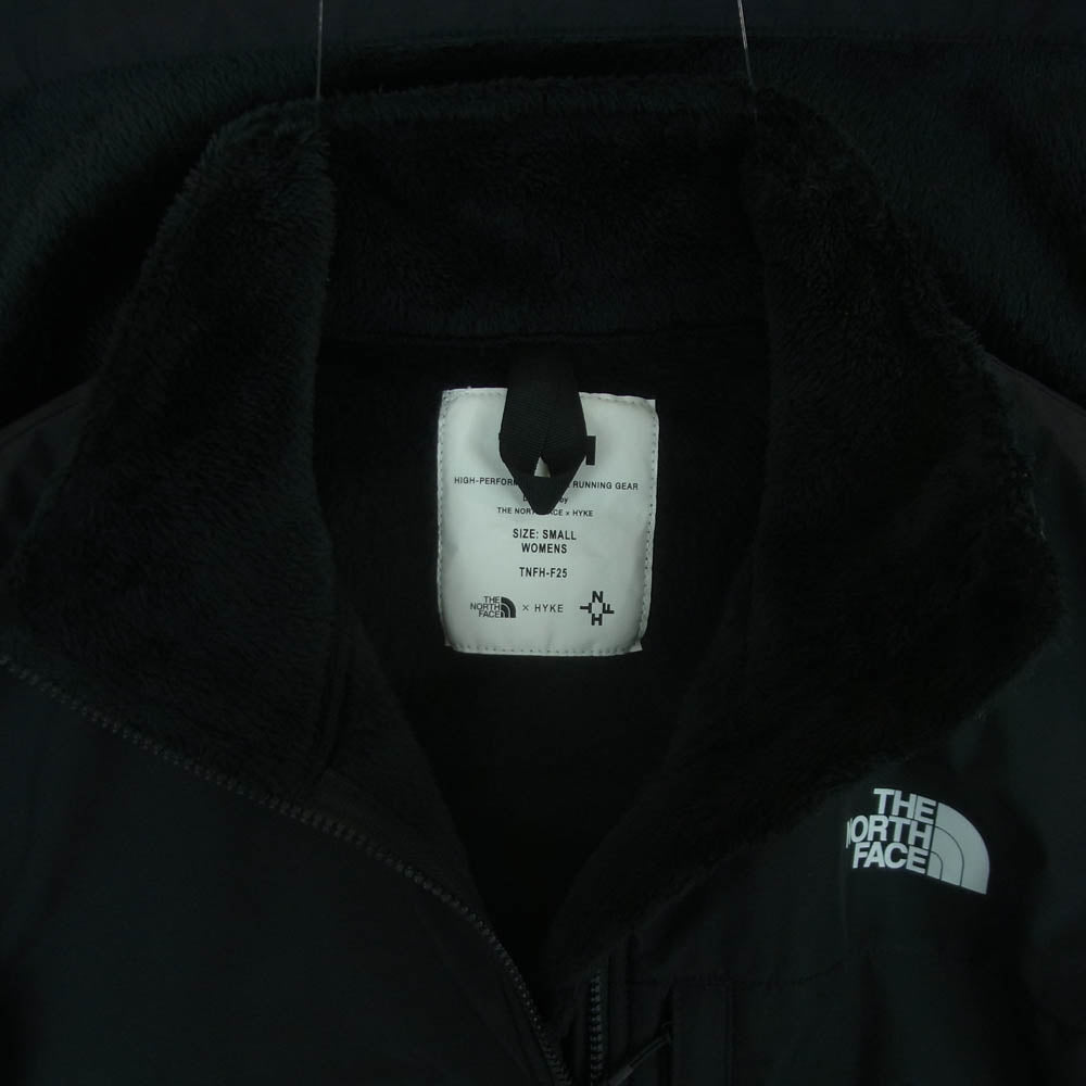HYKE ハイク × THE NORTH FACE ノースフェイス NLW258HK TNFH Fleece Trail Jacket フリース トレイル ジャケット ブラック系 S【中古】