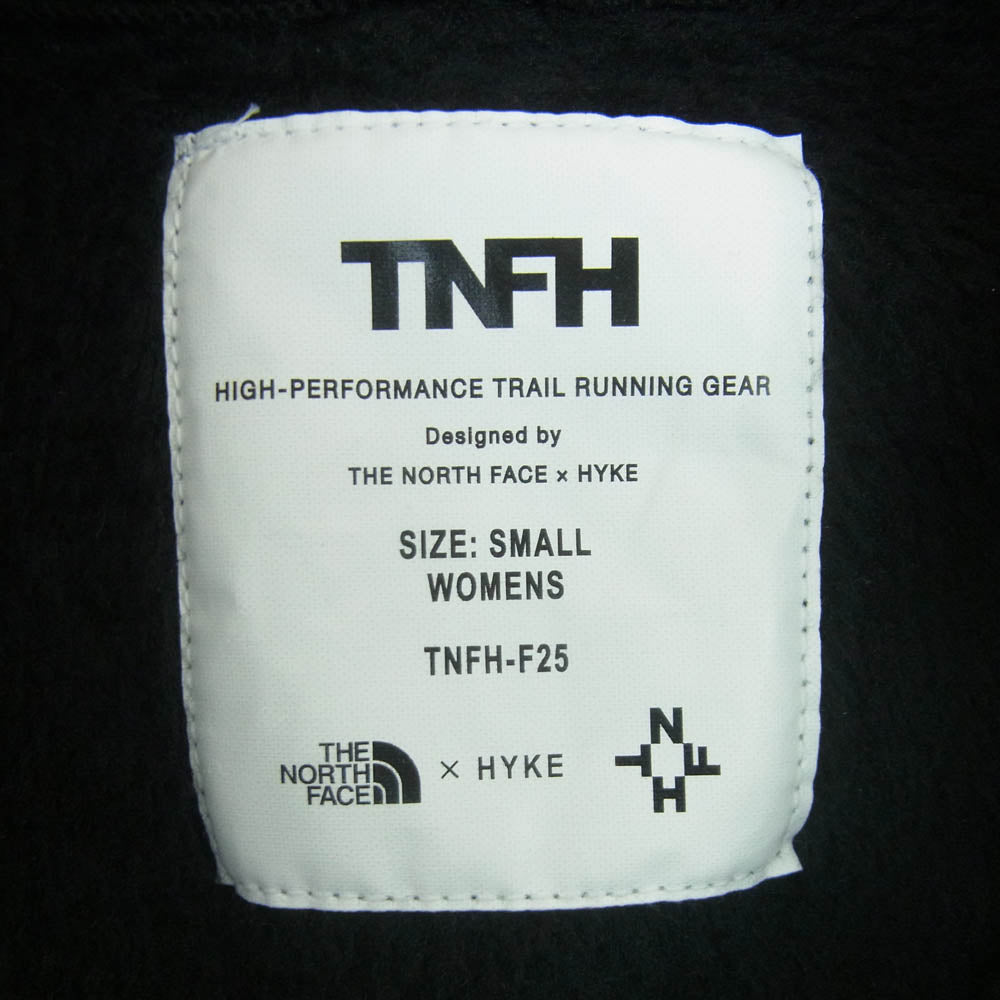 HYKE ハイク × THE NORTH FACE ノースフェイス NLW258HK TNFH Fleece Trail Jacket フリース トレイル ジャケット ブラック系 S【中古】