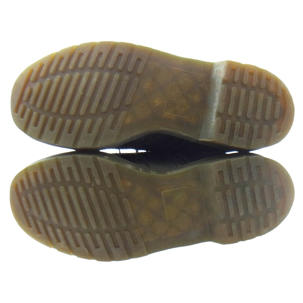 COMME des GARCONS HOMME DEUX コムデギャルソンオムドゥ × 英国製 Dr.Martens ドクターマーチン BROGUE CDG ウイングチップ メダリオン シューズ ブラック系 UK8【中古】