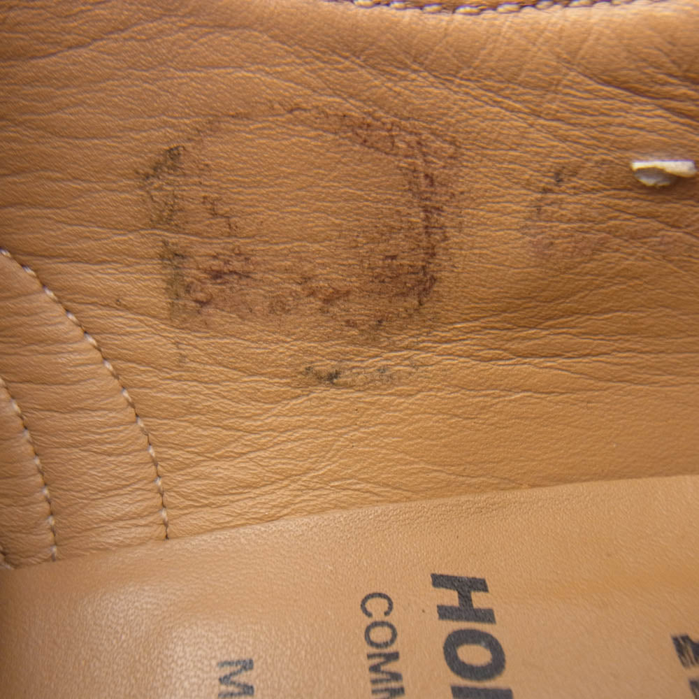 COMME des GARCONS HOMME DEUX コムデギャルソンオムドゥ × 英国製 Dr.Martens ドクターマーチン BROGUE CDG ウイングチップ メダリオン シューズ ブラック系 UK8【中古】