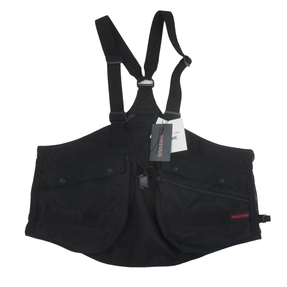 COMME des GARCONS HOMME コムデギャルソンオム 25SS HO-V001-051-1-1 × BRIEFING ブリーフィング ツール ベスト ブラック系【新古品】【未使用】【中古】