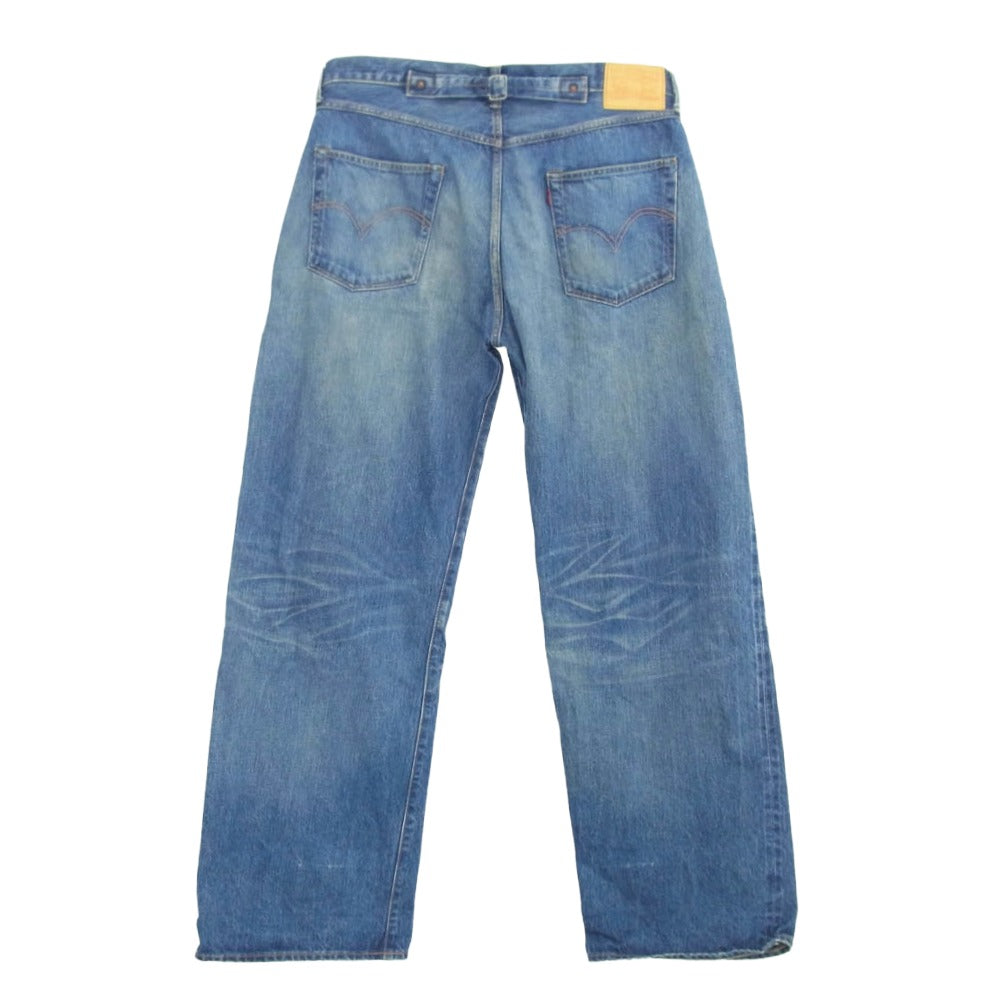 JUNYA WATANABE COMME des GARCONS MAN ジュンヤワタナベコムデギャルソンマン 25SS wo-p206-051-1-2 × Levis リーバイス DENIM PANTS セルヴィッチ 加工 デニム パンツ インディゴブルー系 S【中古】