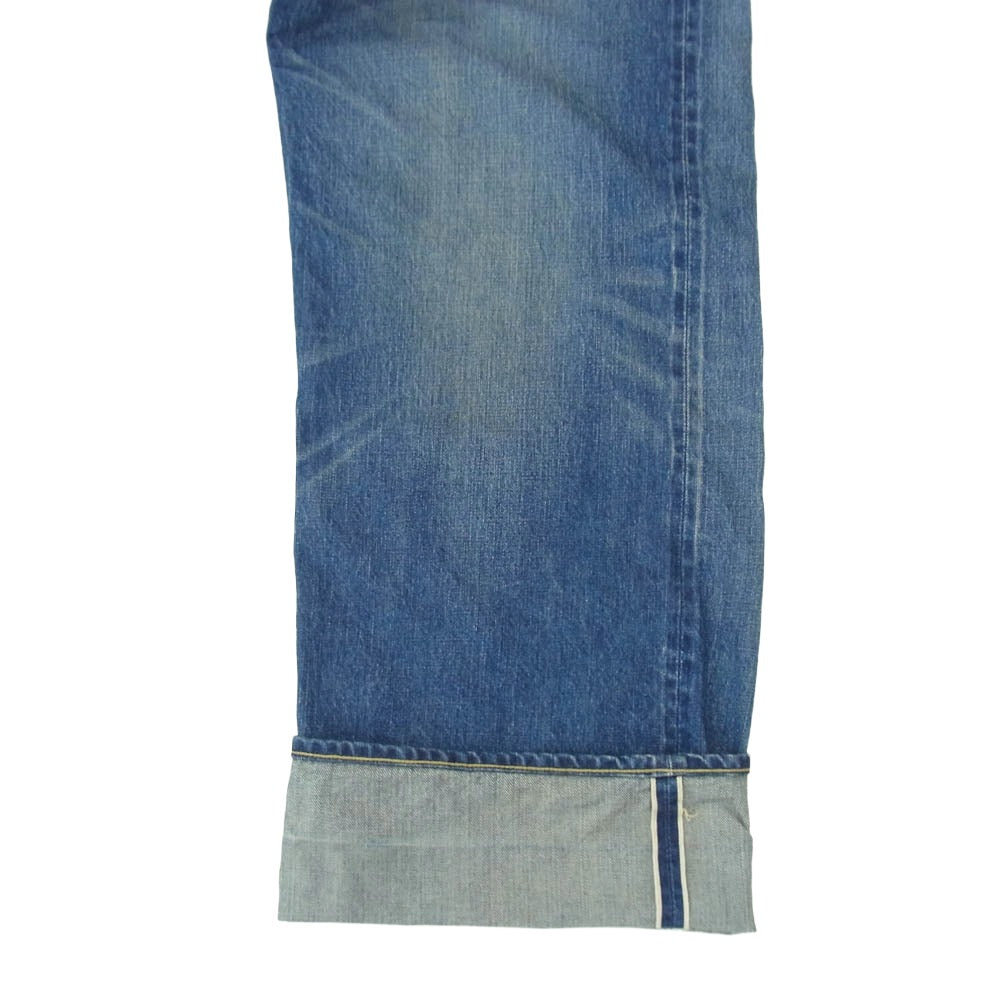 JUNYA WATANABE COMME des GARCONS MAN ジュンヤワタナベコムデギャルソンマン 25SS wo-p206-051-1-2 × Levis リーバイス DENIM PANTS セルヴィッチ 加工 デニム パンツ インディゴブルー系 S【中古】