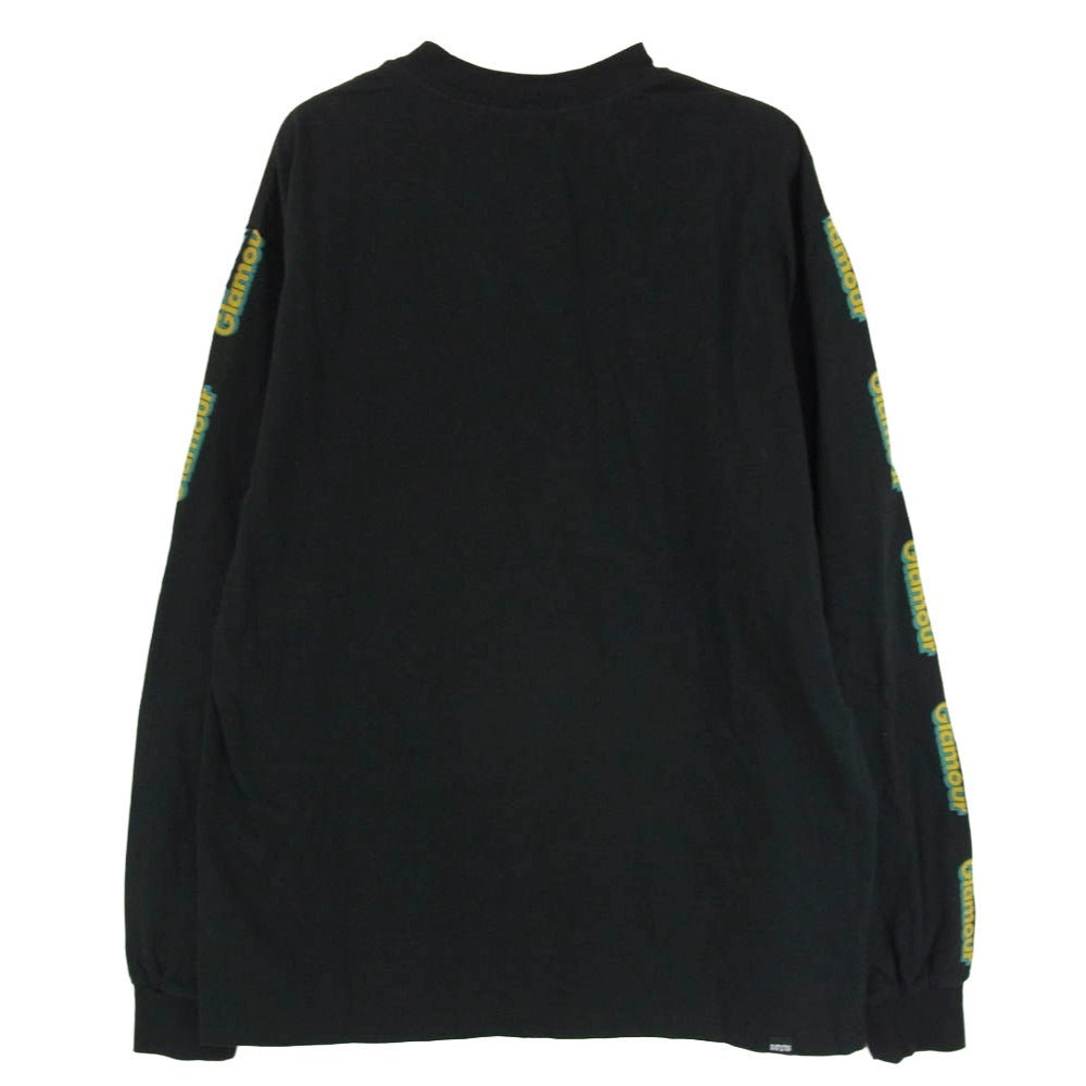 HYSTERIC GLAMOUR ヒステリックグラマー 25AW 02253CL02 DO ANYTHING 長袖 Ｔシャツ カットソー ブラック系 M【極上美品】【中古】