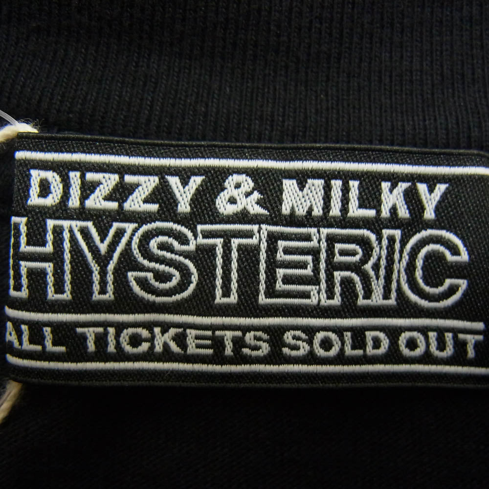 HYSTERIC GLAMOUR ヒステリックグラマー 25AW 02253CL02 DO ANYTHING 長袖 Ｔシャツ カットソー ブラック系 M【極上美品】【中古】