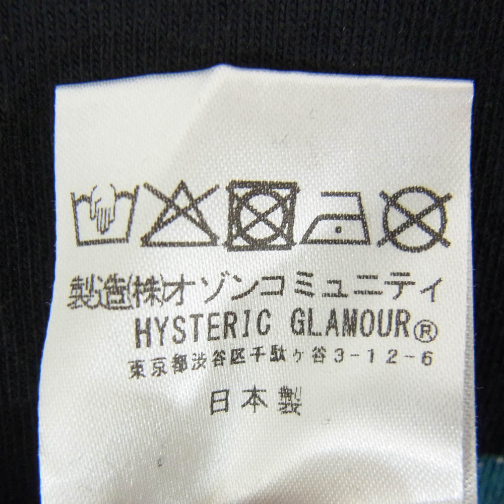 HYSTERIC GLAMOUR ヒステリックグラマー 25AW 02253CL02 DO ANYTHING 長袖 Ｔシャツ カットソー ブラック系 M【極上美品】【中古】