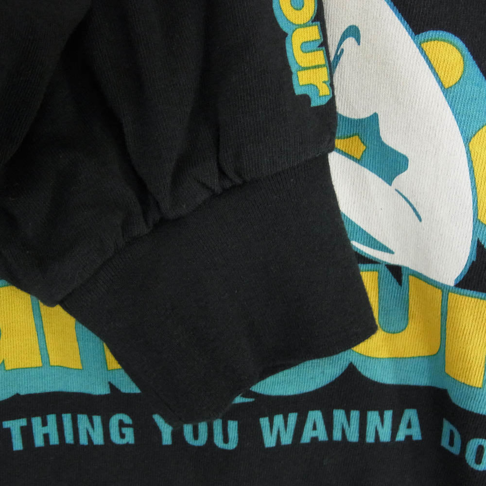 HYSTERIC GLAMOUR ヒステリックグラマー 25AW 02253CL02 DO ANYTHING 長袖 Ｔシャツ カットソー ブラック系 M【極上美品】【中古】