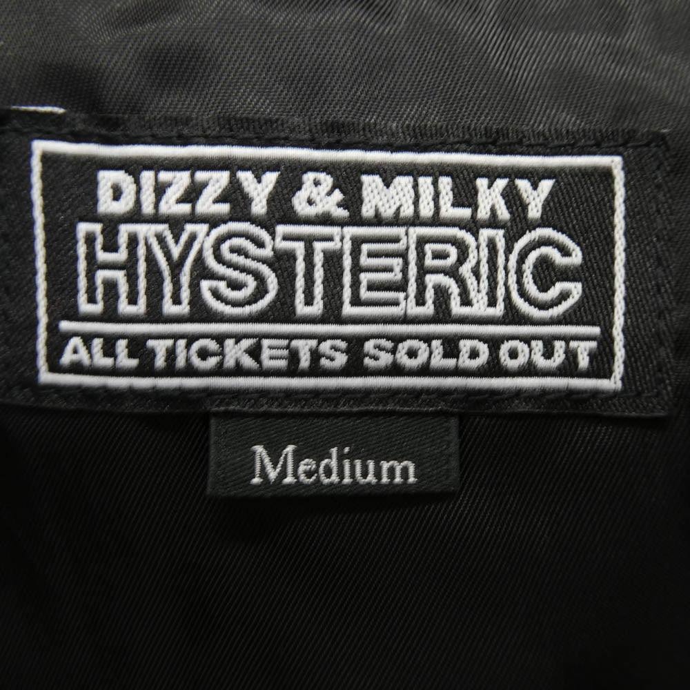 HYSTERIC GLAMOUR ヒステリックグラマー 21AW 02213AB11 HYS-LO KINKY WOMAN 野口強 バッファロー チェック ブルゾン ジャケット ブラック系 レッド系 M【極上美品】【中古】