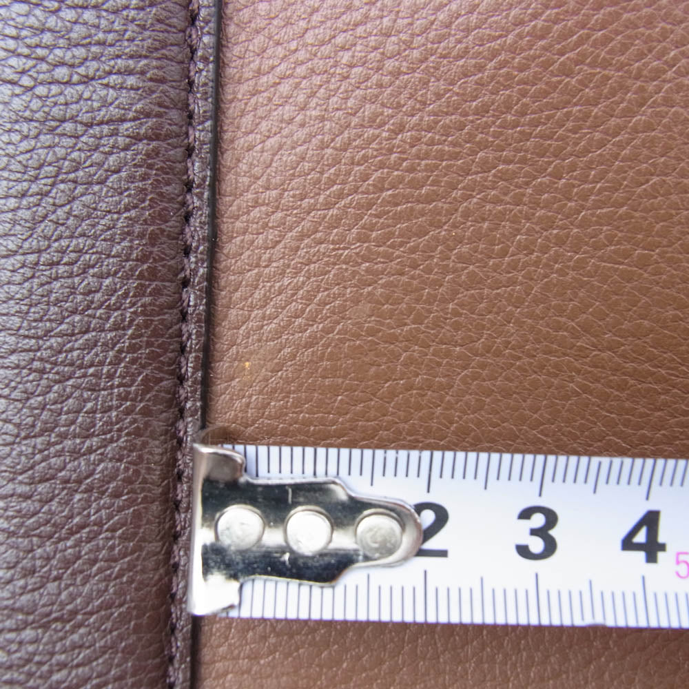COACH コーチ F57568 2WAY レザー ショルダーバッグ ビジネスバッグ ブリーフケース ブラウン系【中古】