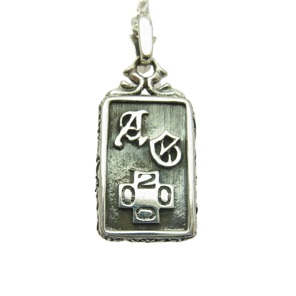 A&G エーアンドジー Flamed Pendant フレームド クロス ペンダント