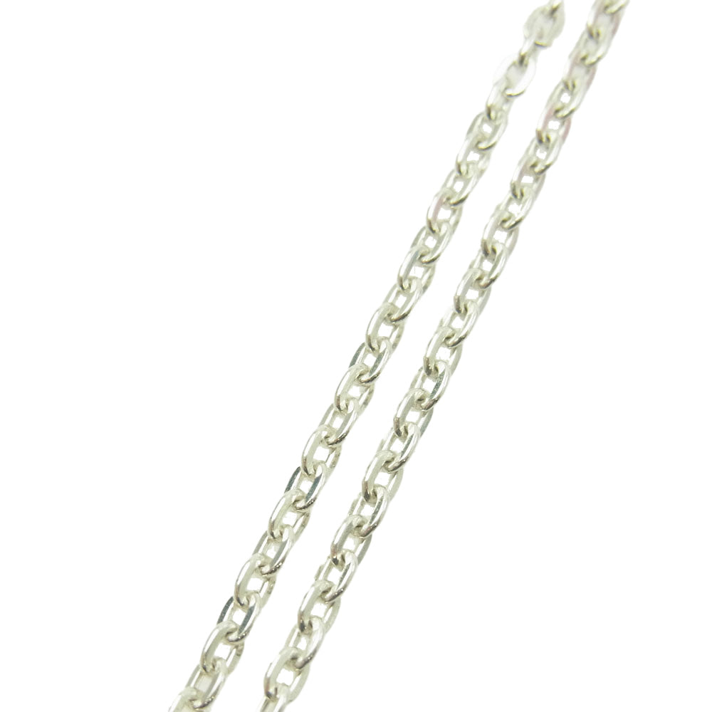 A&G エーアンドジー Flamed Pendant フレームド クロス ペンダント ネックレス トップ シルバー系【中古】