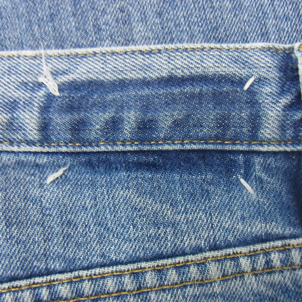 MAISON MARGIELA メゾンマルジェラ 21SS S50LA0179 10ライン 四つタグ カットオフ デニム パンツ ライトブルー系 31【中古】