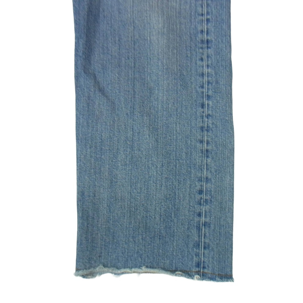 MAISON MARGIELA メゾンマルジェラ 21SS S50LA0179 10ライン 四つタグ カットオフ デニム パンツ ライトブルー系 31【中古】