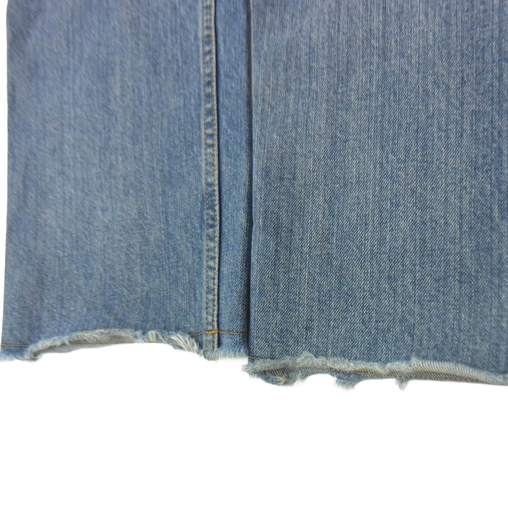 MAISON MARGIELA メゾンマルジェラ 21SS S50LA0179 10ライン 四つタグ カットオフ デニム パンツ ライトブルー系 31【中古】