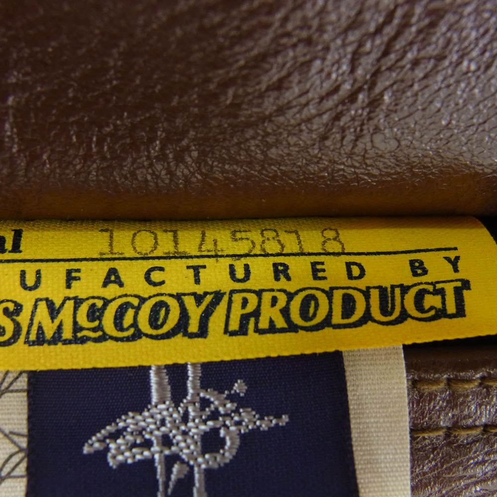 TOY'S McCOY トイズマッコイ ROUGH WEAR TYPE C-3 VEST TOYS McCOY MFG.CO. 8TH AF EAGLE 77SQD ミリタリー フライト ムートン ベスト シリアルNOあり M ブラウン系 M【美品】【中古】