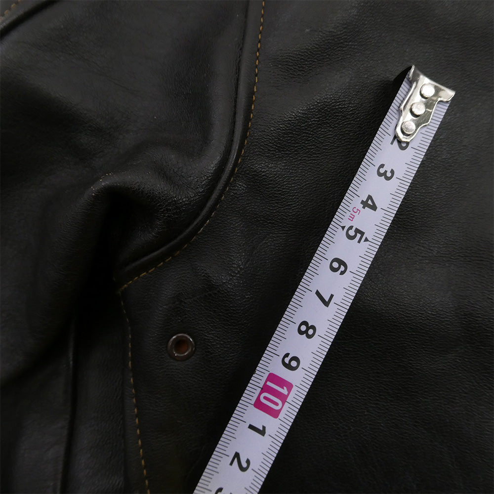 TOY'S McCOY トイズマッコイ TMJ0006 TYPE A-1 43rd PURSUTT SQUADRON パースーツ スコードロン ミリタリー レザー フライト ジャケット シリアルNOあり 36 ダークブラウン系 ブラウン系 36【美品】【中古】