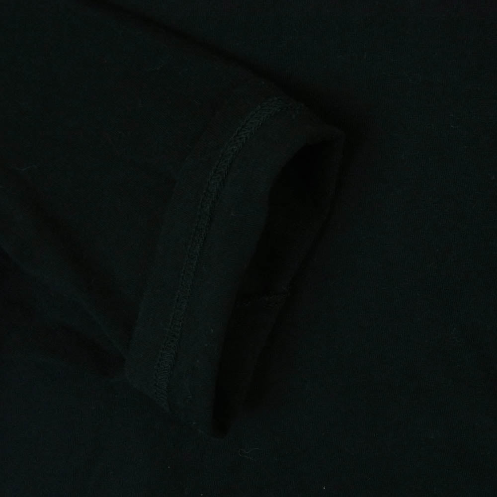 ワイルドサイド ヨウジヤマモト WE-T10-002 プルオーバー ハーフジップ ロングスリーブ 長袖 Tシャツ ブラック系 1【中古】