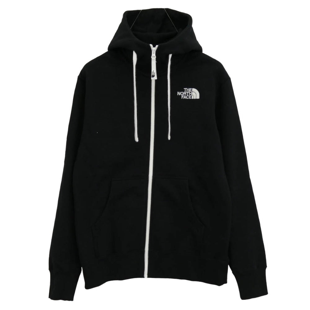 THE NORTH FACE ノースフェイス NT11930 Rearview FullZip Hoodie リアビュー フルジップ フーディ パーカー ブラック系 S【中古】