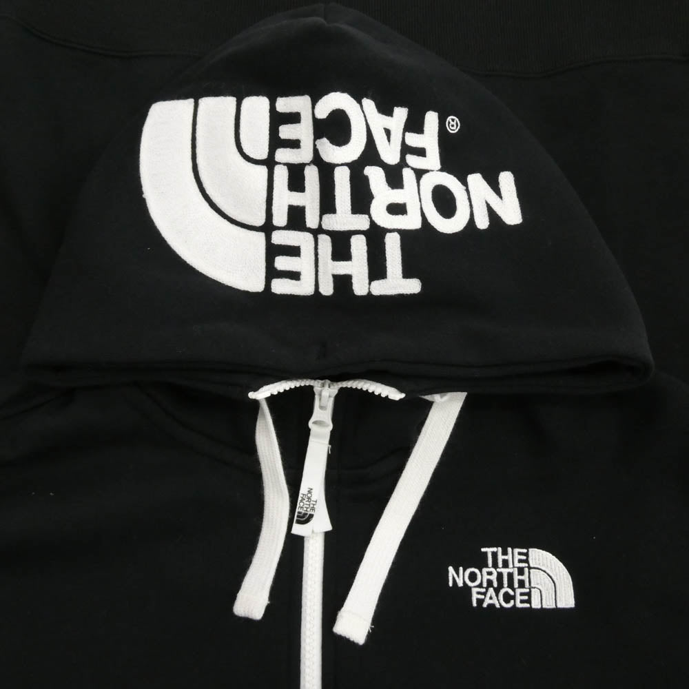 THE NORTH FACE ノースフェイス NT11930 Rearview FullZip Hoodie リアビュー フルジップ フーディ パーカー ブラック系 S【中古】