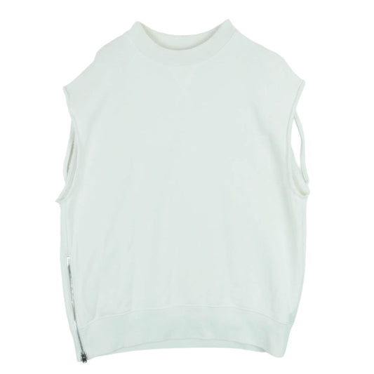 チノー 22SS 22SCU002 スリーブレス スウェット プルオーバー コットン 日本製 ホワイト系 36【中古】