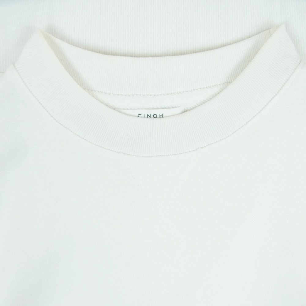 チノー 22SS 22SCU002 スリーブレス スウェット プルオーバー コットン 日本製 ホワイト系 36【中古】