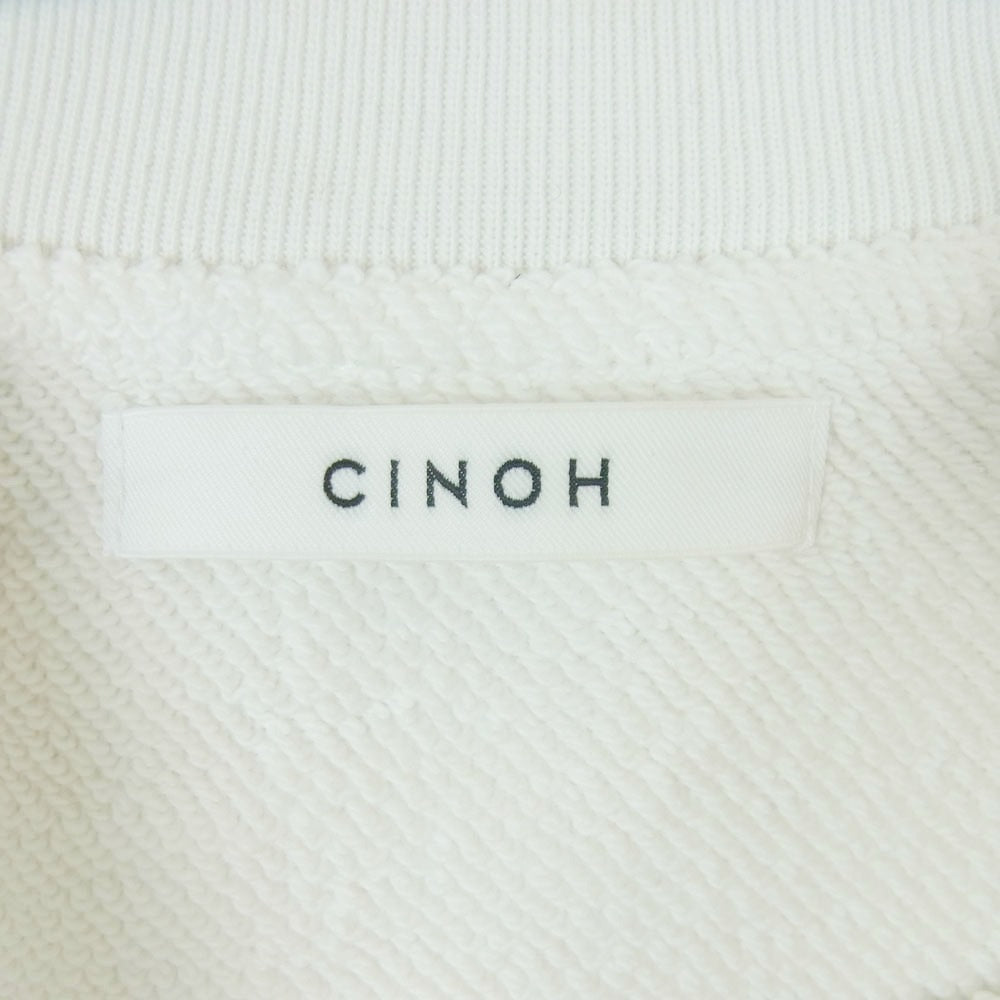 チノー 22SS 22SCU002 スリーブレス スウェット プルオーバー コットン 日本製 ホワイト系 36【中古】