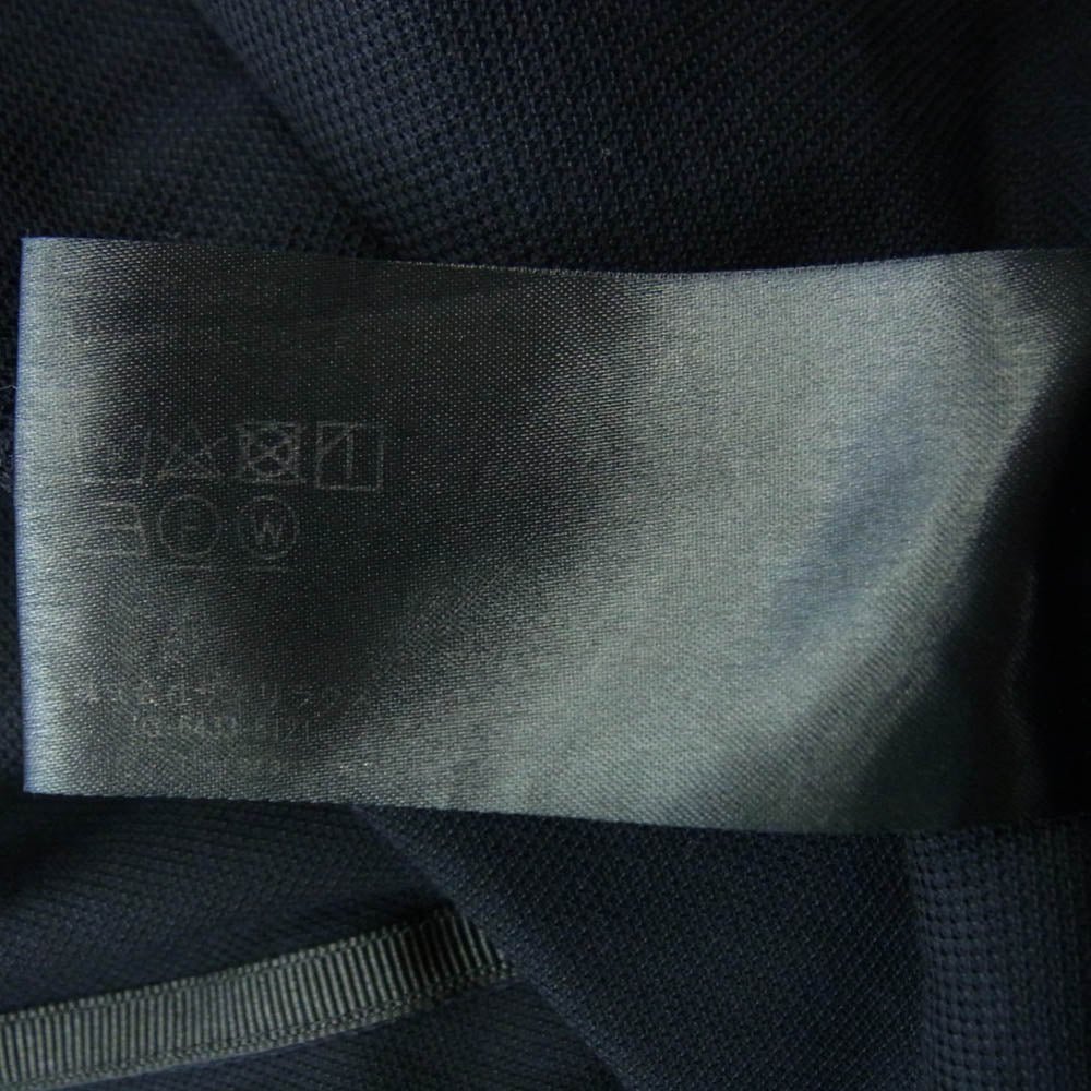 THE RERACS ザリラクス バックボタン スタンドカラー 半袖 ワンピース ブラック系 36【中古】