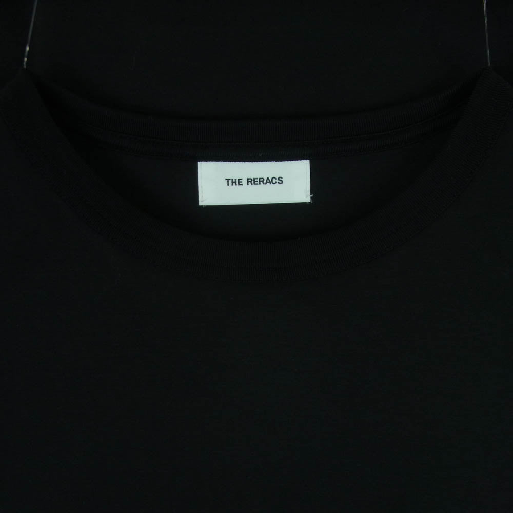 THE RERACS ザリラクス 22SS 22SS-RECS-338-J SUPER OVER SIZE T-SHIRT スーパー オーバーサイズ 半袖 Tシャツ ブラック系 F【中古】