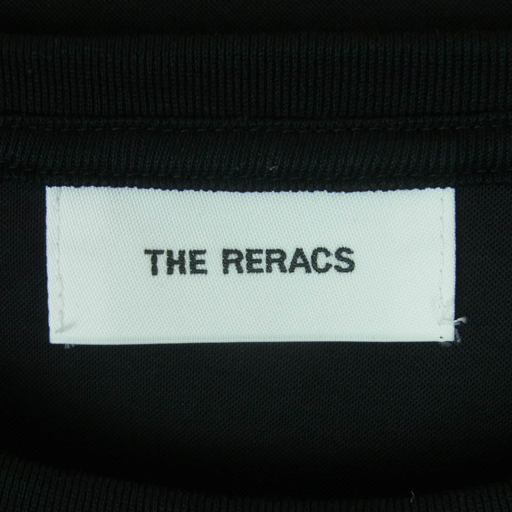 THE RERACS ザリラクス 22SS 22SS-RECS-338-J SUPER OVER SIZE T-SHIRT スーパー オーバーサイズ 半袖 Tシャツ ブラック系 F【中古】