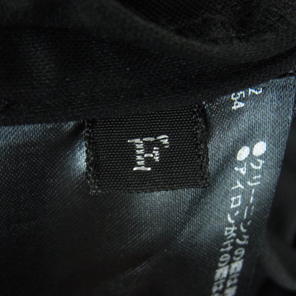 THE RERACS ザリラクス 22SS 22SS-RECS-338-J SUPER OVER SIZE T-SHIRT スーパー オーバーサイズ 半袖 Tシャツ ブラック系 F【中古】