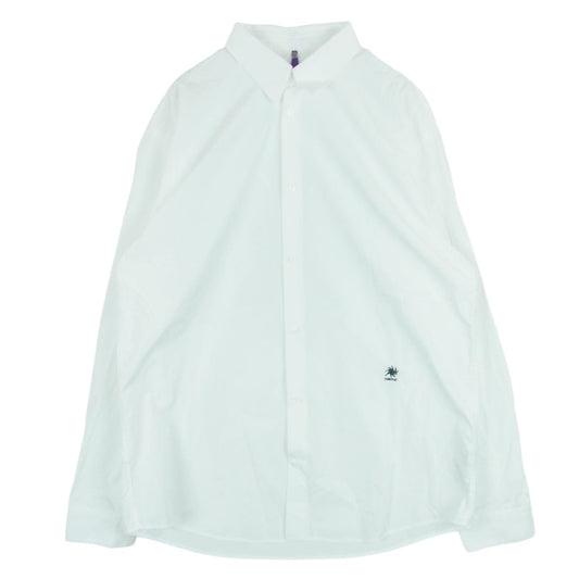 OAMC オーエーエムシー 23SS 23E28OAU54 MARK SHIRT フォトプリント パッチ 長袖 シャツ ルーマニア製 ホワイト系 L【中古】