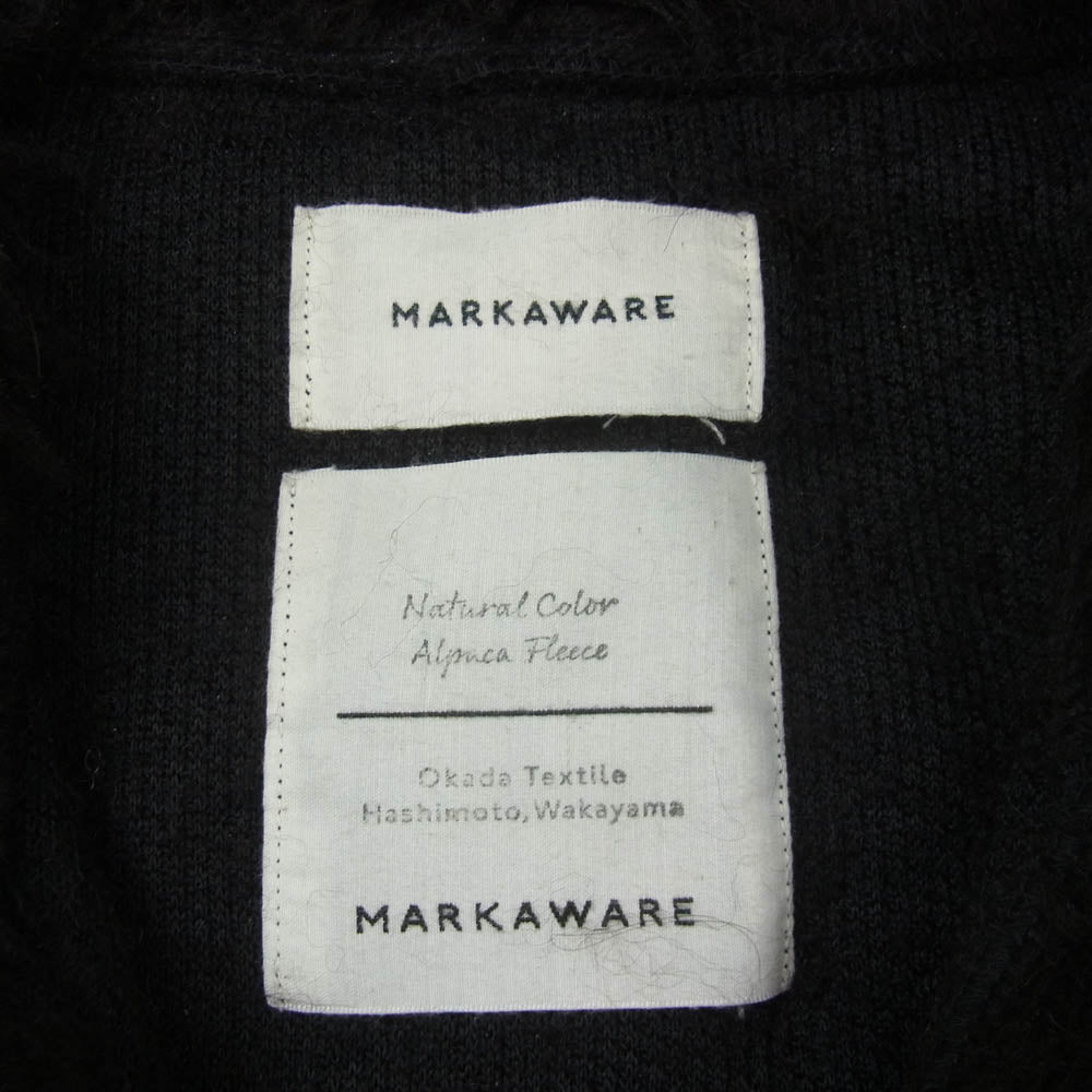 markaware マーカウェア ALPACA FLEECE VEST アルパカフリース ベスト ダークブラウン系 1【中古】