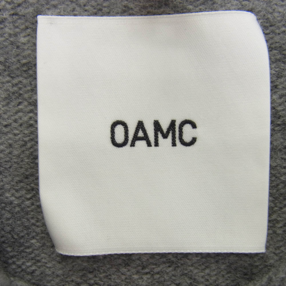 OAMC オーエーエムシー 22AW 22A28OAK09 バックロゴ ニット セーター グレー系 L【中古】
