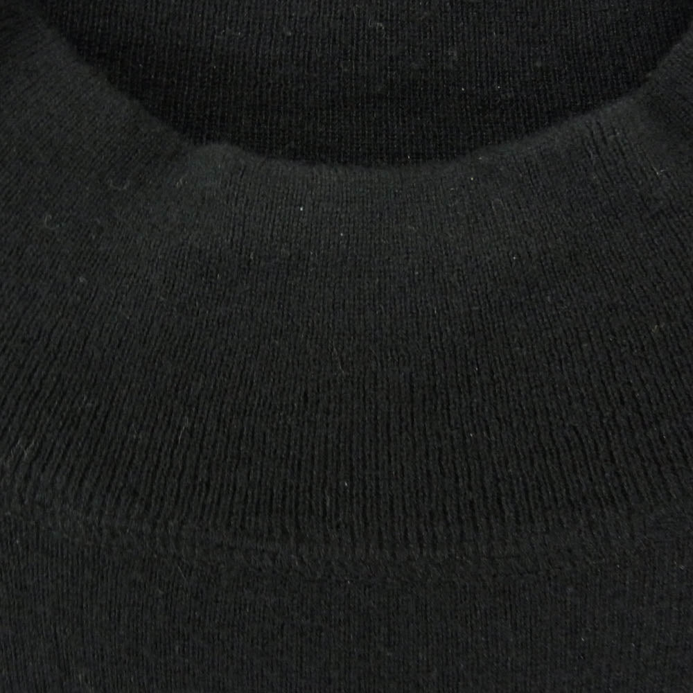 GRAPHPAPER グラフペーパー BD14102 カシミヤ混 シルク モックネック ニット セーター ブラック系 FREE【中古】