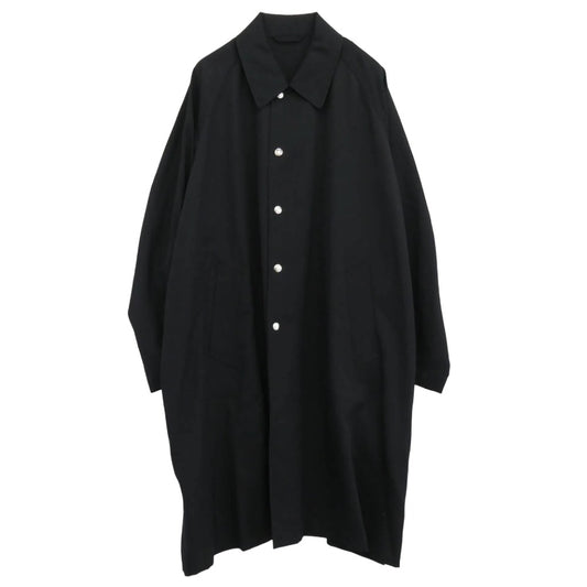 ザ クラシック 21SS 21SS-CKCT-017 BAL COLLAR PONCHO バルカラー ポンチョ オーバーサイズ ジャケット ブラック系 48【美品】【中古】